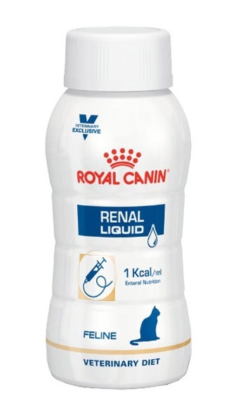 غذای مایع رنال گربه رویال کنین مدل Renal Liquid